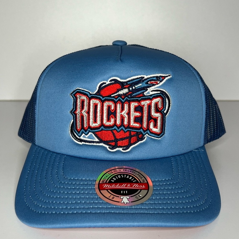 Mitchell & Ness NBA Rockets Trucker Snapback